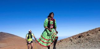 Ramírez in the Tenerife ultramarathon last year.