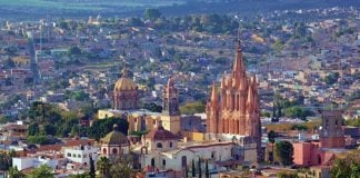 San Miguel de Allende, Mexico's top city destination.
