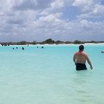 A sargassum-free beach in the Riviera Maya.