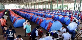 Migrant detention center in Tapachula, Chiapas