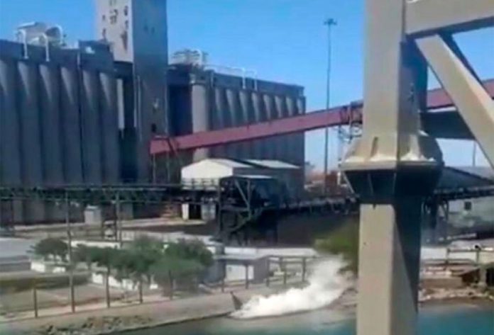 The spill occurred at Grupo México's facility in Guaymas.