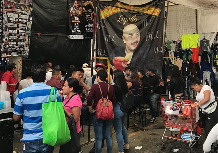Micheladas Lupillo is one of the many hot-spots at Tianguis el Tepito.
