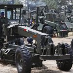 The army is ready to start building the new airport, but another judge's ruling has delayed it further.