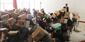 Anti-cheating strategy in Tlaxcala high school.