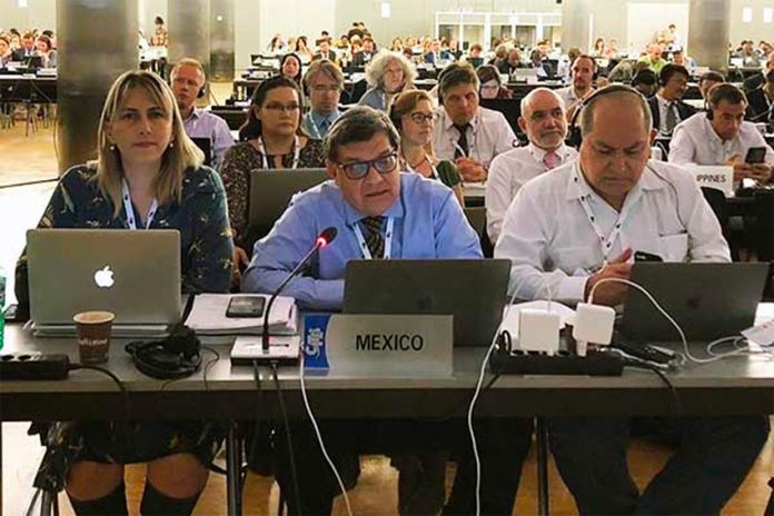 The Mexican delegation in Geneva.