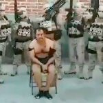 CJNG hitmen with their captive. He was found later hanging from an overpass.