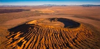 El Elegante is the biggest crater at El Pinacate, Sonora.
