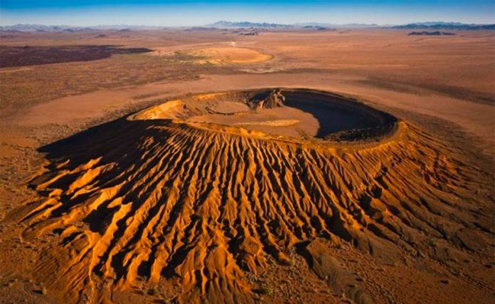 El Elegante is the biggest crater at El Pinacate, Sonora.
