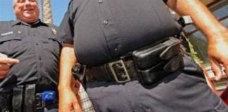 overweight police officer