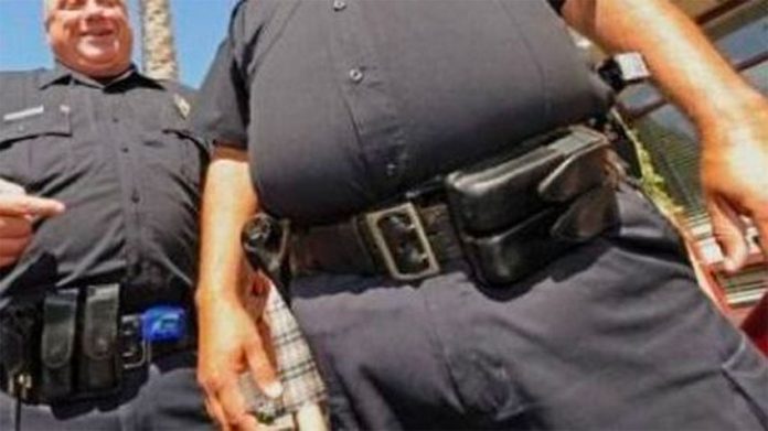 overweight police officer