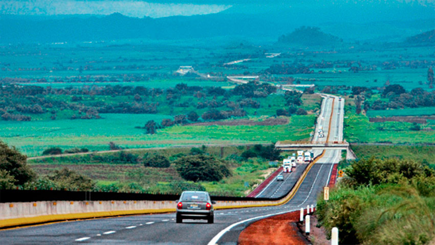 Major highways are the safest.