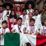 Mexico's math competition medalists in South Africa.