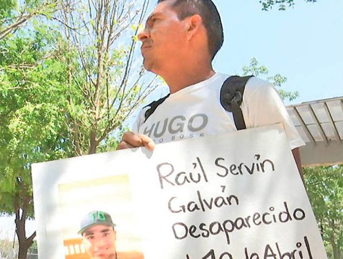 José Raul Servín continues the search for his missing son.