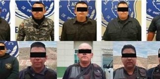 The police officers Madera, Chihuahua, were arrested for protecting drug traffickers.