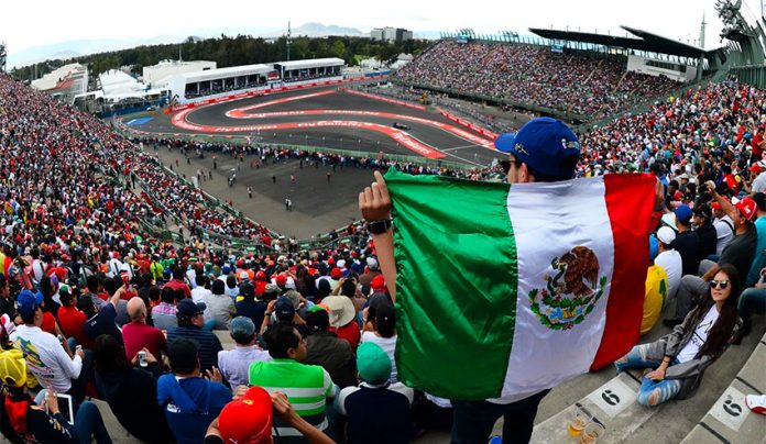 Last year's Formula 1 race in Mexico City.