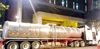 38 of these deliver water to the airport every day.