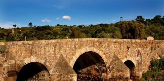 The Puente de Calderón is 60 meters long snd was constructed in the 17th century.