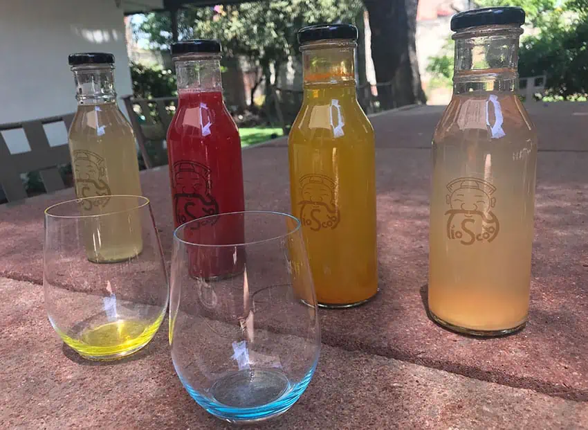 Tío Scoby likes to experiment with different flavors for their kombucha.