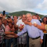 The president gets a warm welcome in Tamaulipas.
