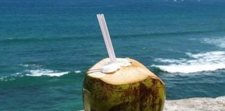Fresh coconut — the taste of the tropics!