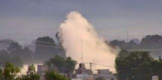 Sunday's gasoline leak in Acolman.