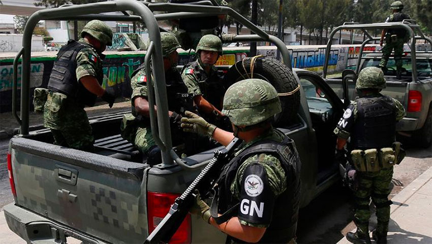 Citizens' aggression against military seen as organized crime tactic