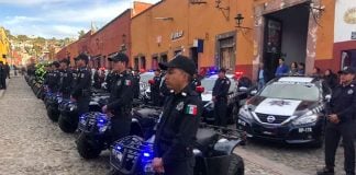 Police in San Miguel are now among those receiving higher pay in Guanajuato.