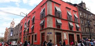 Mexico City building that was home to the first printer in the Americas.