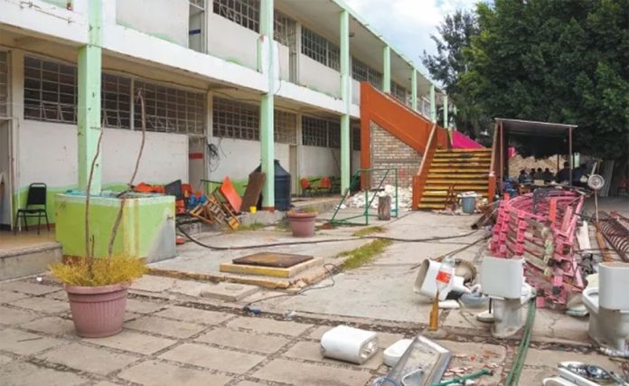 Businesses contracted to repair schools have abandoned the projects and in some cases have disappeared.