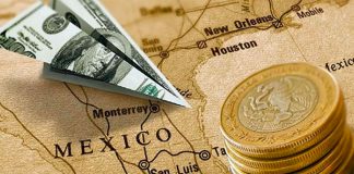 us dollars and mexican pesos