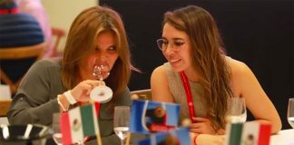 Wine-tasting at the Mexico Selection in Aguascalientes.