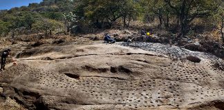 Little bowls were carved into the rock of a Jalisco riverbed at least 800 years ago.