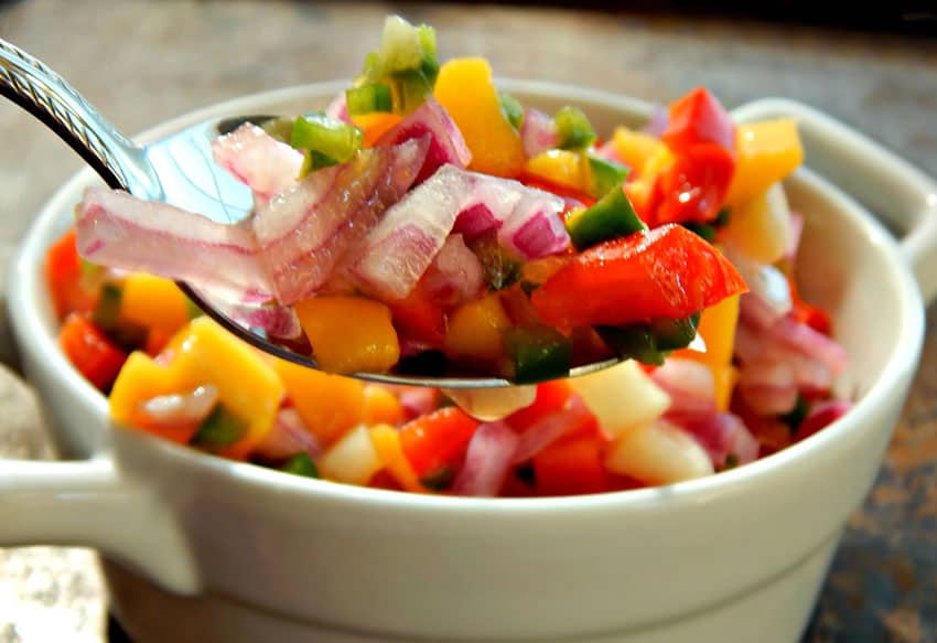 Try a papaya salsa for something a little different.