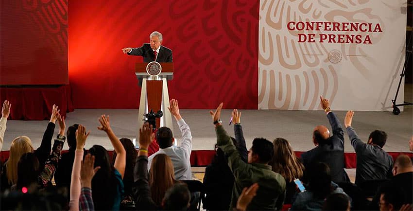 Millions watch the morning press conference on AMLO's YouTube channel.