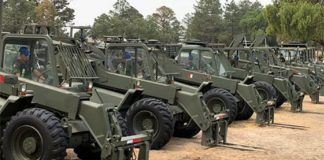 The military's heavy machinery may soon be put to work.