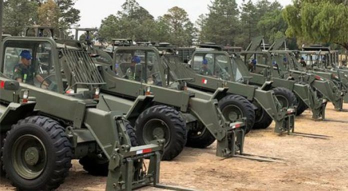 The military's heavy machinery may soon be put to work.