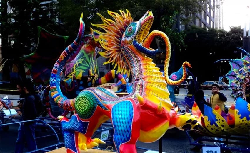 One of the entries in the alebrijes parade.