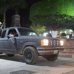 Community police patrol in Apaxtla.