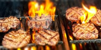 Where's the beef? Mixed in with the soy and chicken.