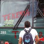 One of the 60 hijacked buses.