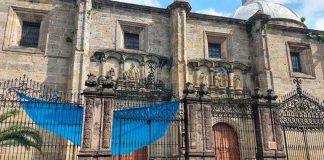A Guadalajara church that has been the target of thieves.