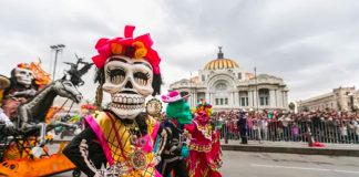 Preparations are under way for Mexico City's Day of the Dead parades.