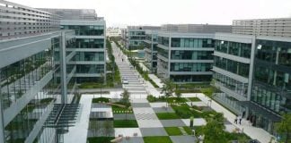 Artist's rendering of new industrial park in Querétaro.