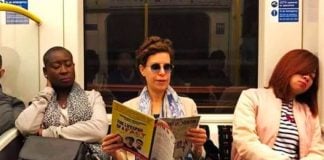 Macías was seen riding the London subway last year.