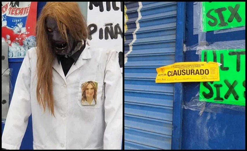 Officials close store after Zombie mannequin makes fun of mayor