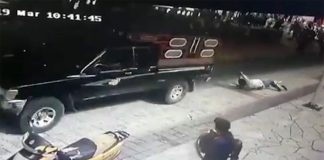 The mayor is punished for failing to build a road.