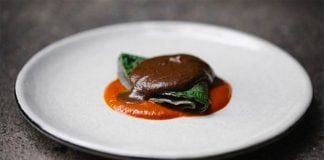 A mole dish by Pujol restaurant in Mexico City.