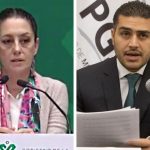 Mayor Sheinbaum and the new chief of police, Omar García.