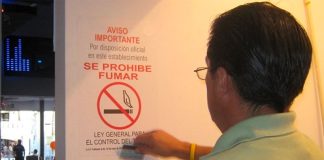 More non-smoking signs will probably be going up in Aguascalientes.