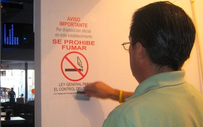 More non-smoking signs will probably be going up in Aguascalientes.